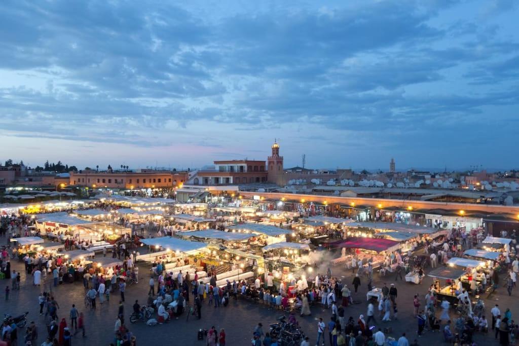 Spacieux Et Luxueux Appartement Marrakesh Exteriör bild